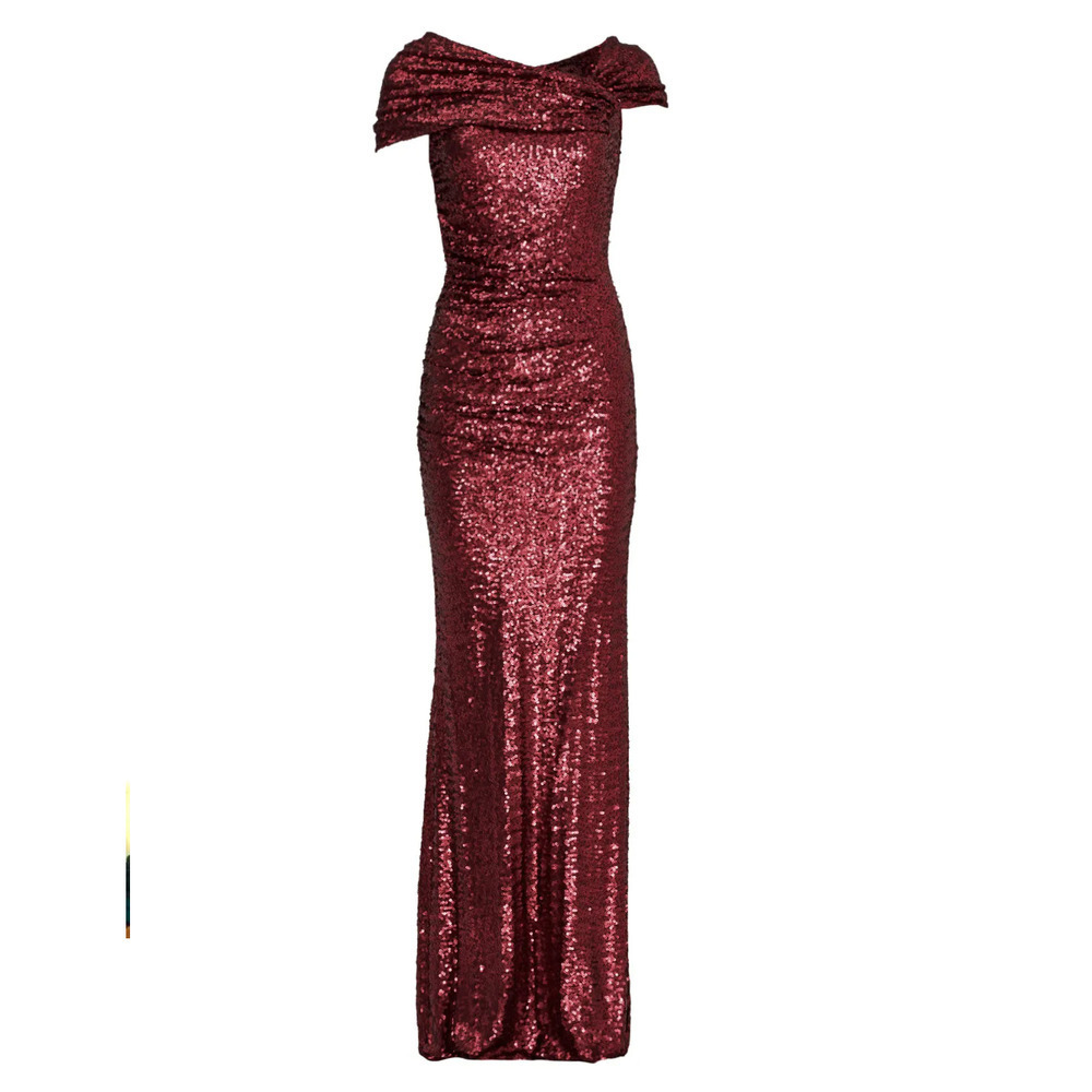 Badgley Mischka Bordeaux Samantha Gown size 10